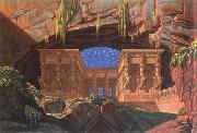 Karl friedrich schinkel the temple of lsis and osiris oil